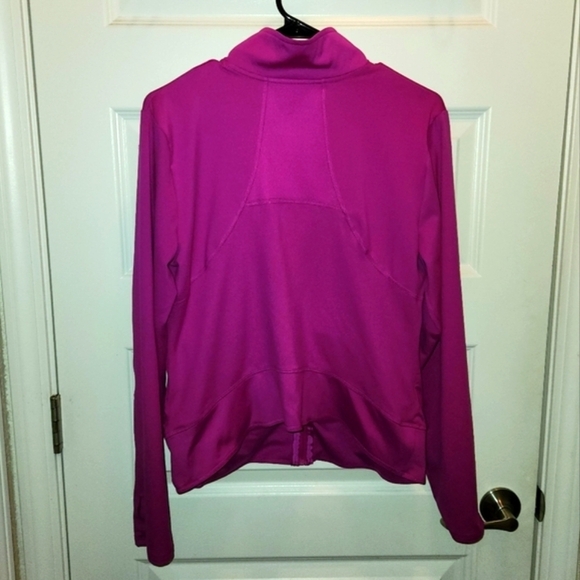 CHAMPION Duodry+ Collared Zip-Up Athletic Pink Jacket - Picture 10 of 10